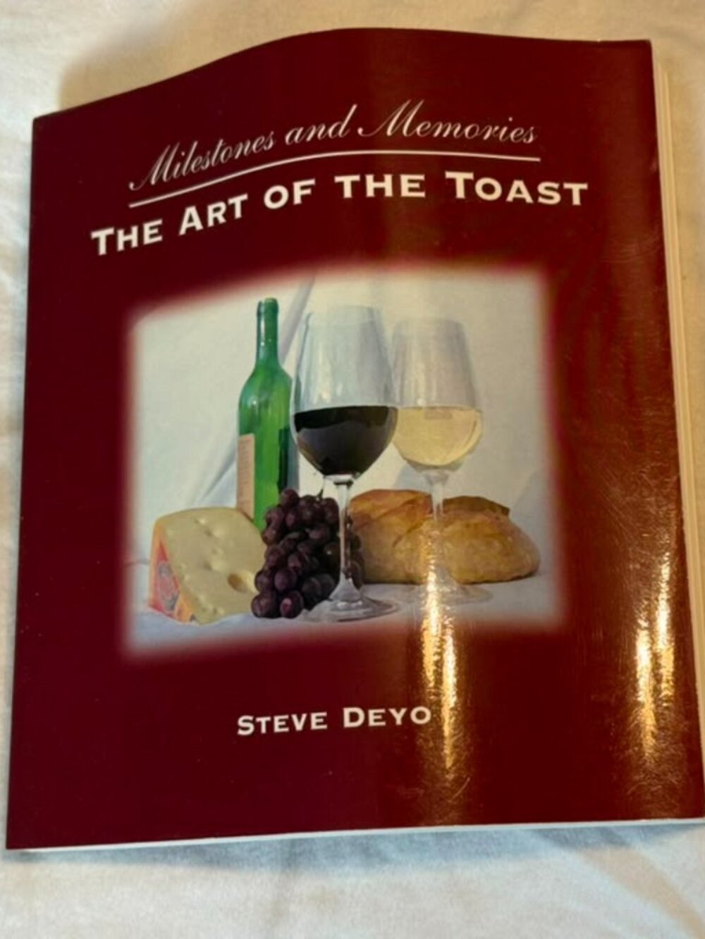 SIGNED Steve Deyo Milestones and Memories The Art of the Toast Book Vintage